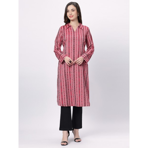 AX: Cotton Kurti in Handloom Sambalpuri Ikat Fabric