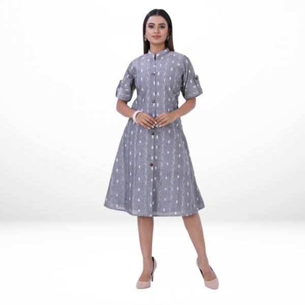 Cotton Dress in Handloom Sambalpuri Ikat Fabric