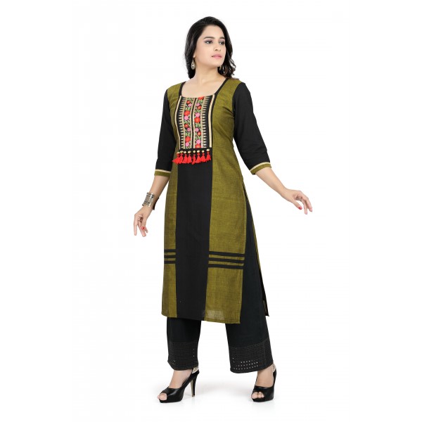 OOS: Cotton Kurti in Handloom Sambalpuri Ikat Fabric