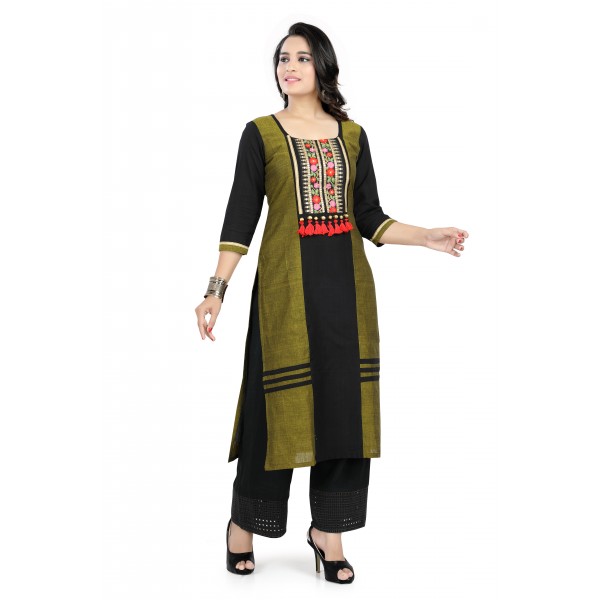 OOS: Cotton Kurti in Handloom Sambalpuri Ikat Fabric