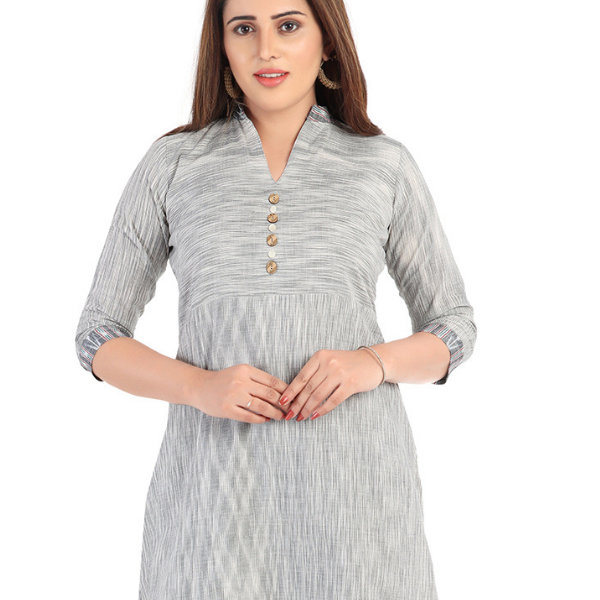 OOS: Cotton Kurti in Handloom Sambalpuri Ikat Fabric