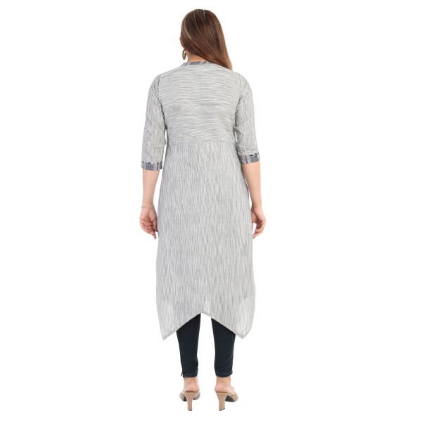 OOS: Cotton Kurti in Handloom Sambalpuri Ikat Fabric