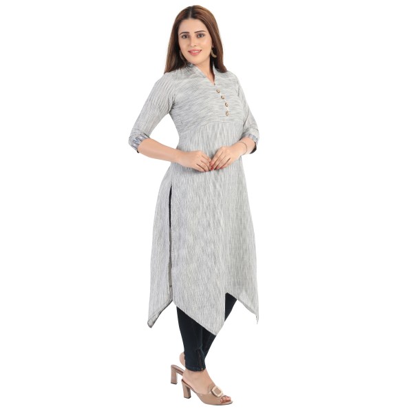 OOS: Cotton Kurti in Handloom Sambalpuri Ikat Fabric