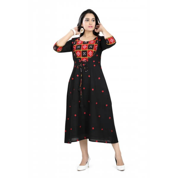 OOS: Cotton Dress in Handloom Sambalpuri Ikat Fabric