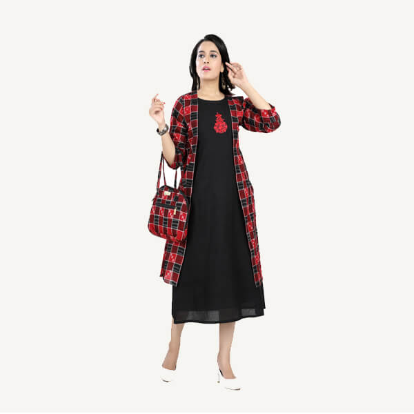 OOS: Cotton Jacket in Handloom Sambalpuri Ikat Fabric